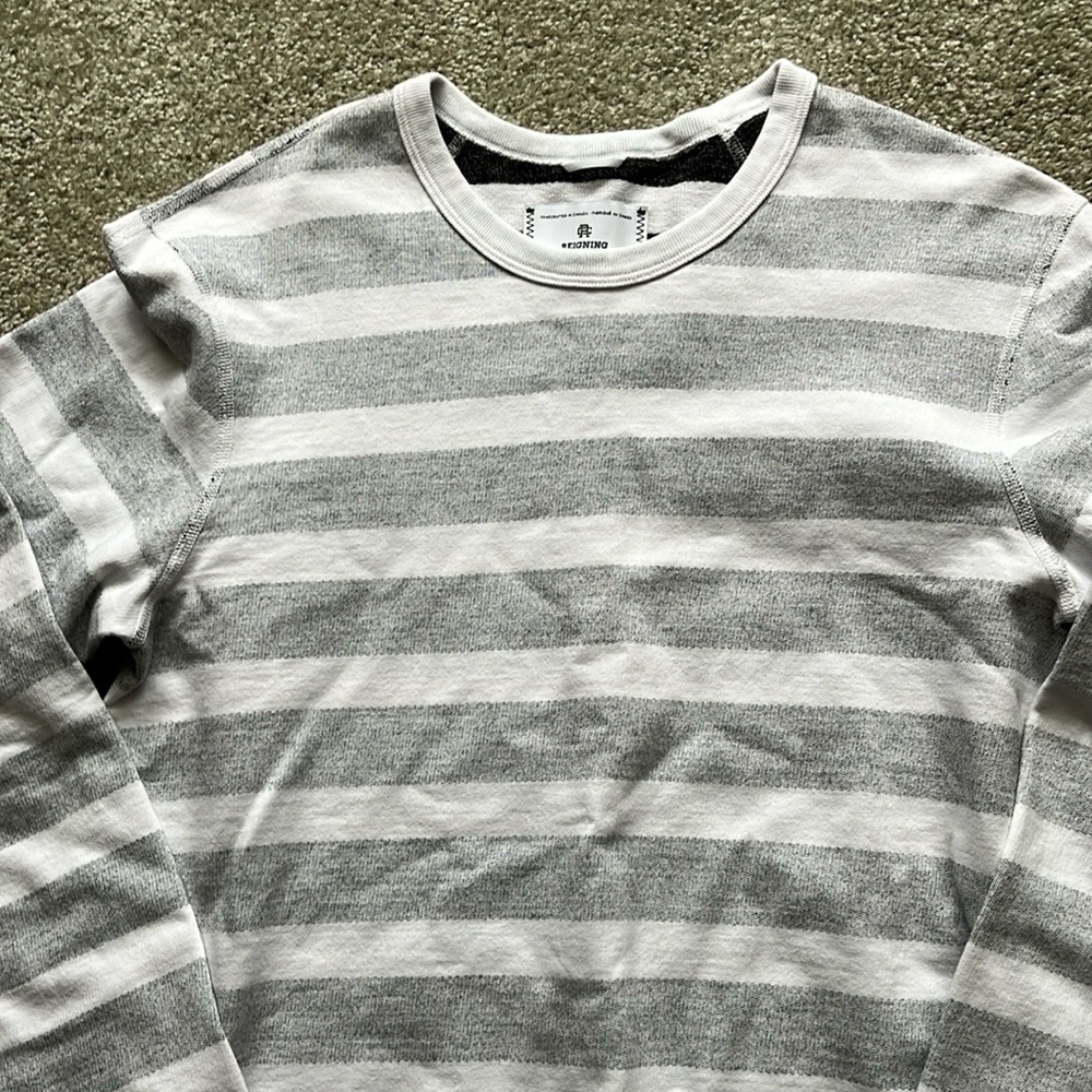 NWOT Reigning Champ mens long sleeve sweatshirt t-shirt - M - Picture 2 of 6